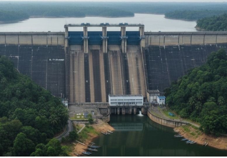 Waduk Koto Panjang Aman, Elevasi Air Masih Normal
