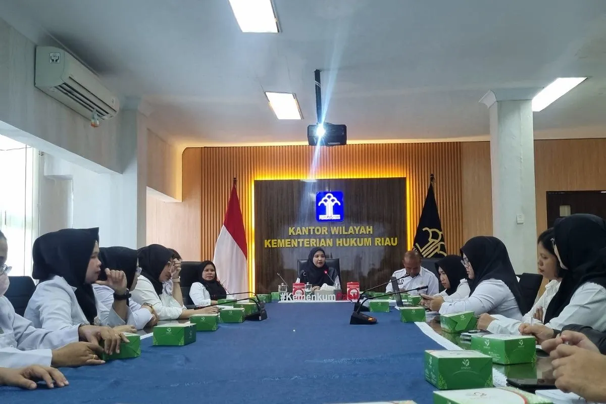 Kantor Wilayah Kementerian Hukum Riau Gelar Rapat Kerja Awal Tahun 2026