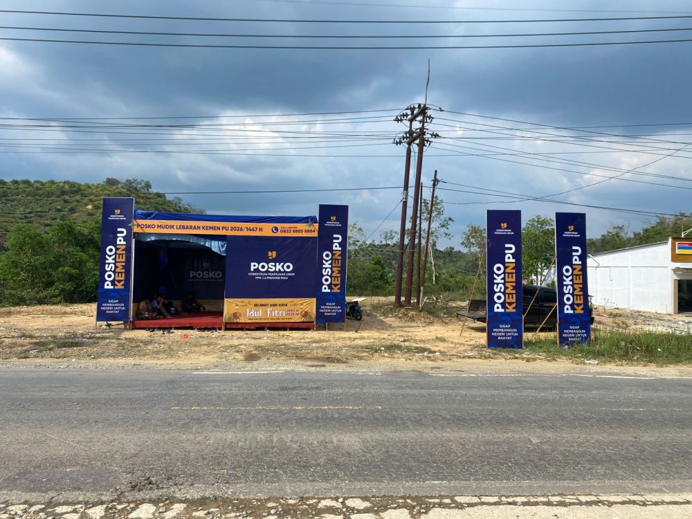 BPJN Riau Pastikan Keselamatan Pemudik dengan Posko Mudik