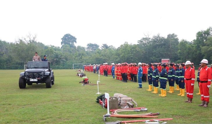 Jadi Tuan Rumah Apel Karhutla, PHR Tunjukkan Armada dan Brigade Api Siaga Lindungi Obvitnas