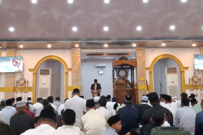 Salat Iduladha di Masjid Agung Al-Ikhlas Bagansiapiapi, Bupati Bistamam: Teladani Keikhlasan Nabi Ibrahim