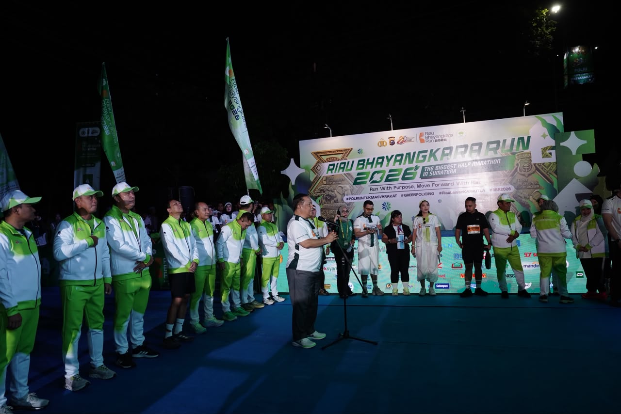 SF Hariyanto Lepas Ribuan Peserta Riau Bhayangkara Run 2026