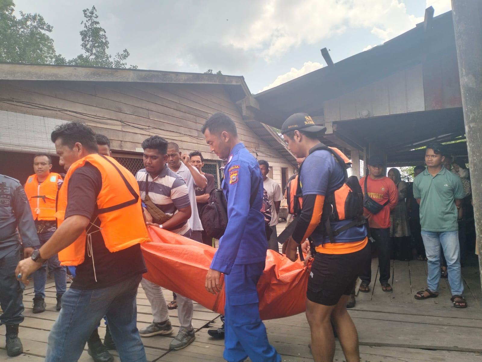 1 Korban Kapal Pompong Tenggelam di Tanjung Buton Siak Ditemukan Meninggal, 2 Orang Masih Dicari