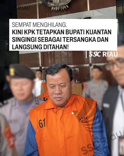 Tersangka Suap Jabatan, Ini Rincian Harta Rp2,01 Miliar Bupati Kuansing Suhardiman Amby
