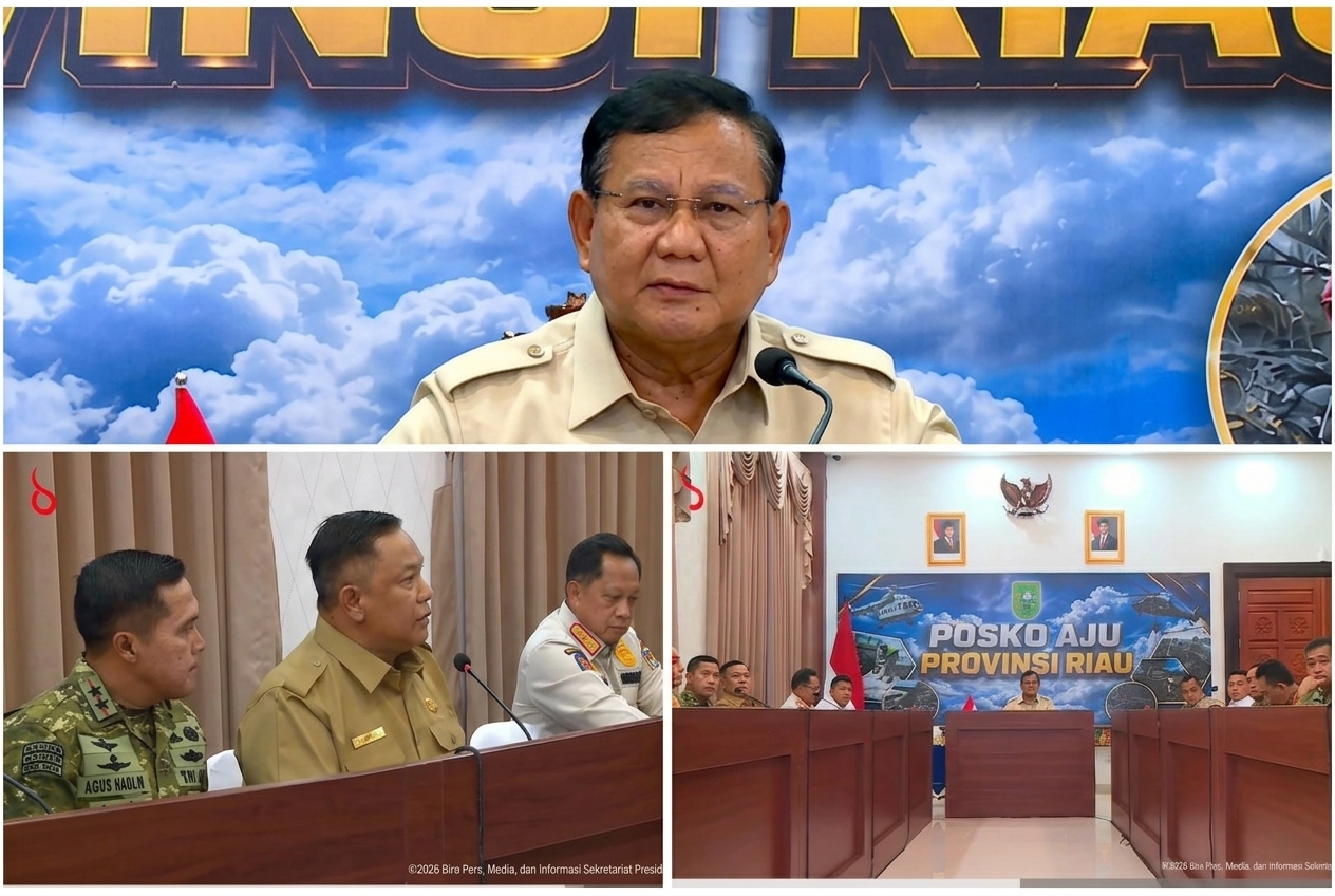 Presiden Prabowo Apresiasi Kerja Tim Penanganan Karhutla Riau, Plt Gubri Ucapkan Terima Kasih