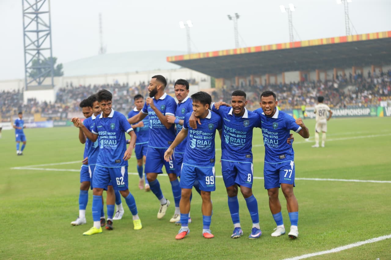 Satu Gol Persiku Dibalas Empat: PSPS Pekanbaru Makin Kokoh di Puncak Klasemen