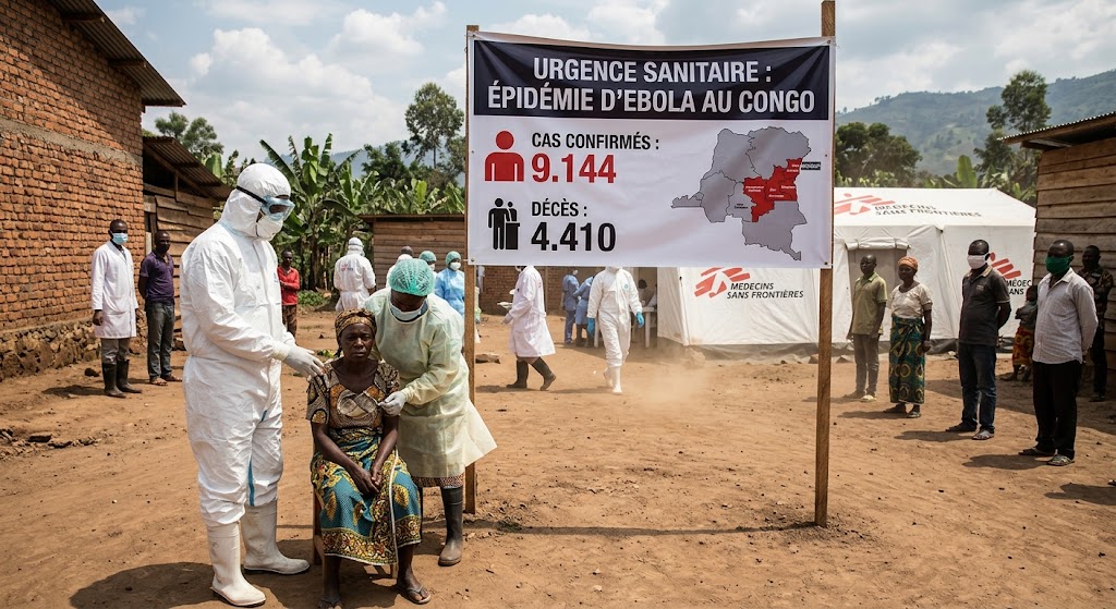 Wabah Ebola di Kongo Tembus 9.144 Kasus, Kematian Capai 4.410 Jiwa