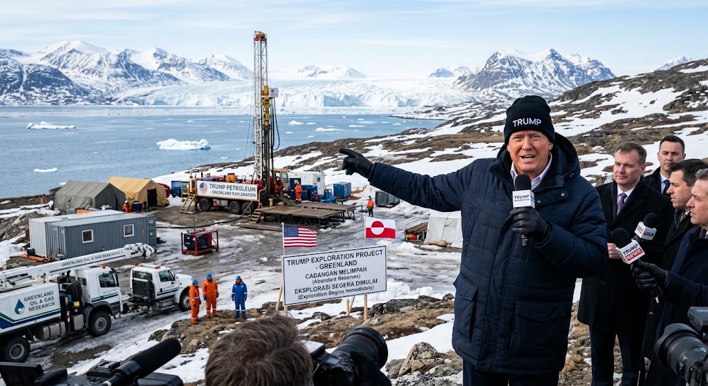 Sebut Miliki Cadangan Melimpah, Trump Klaim Eksplorasi Migas di Greenland Segera Dimulai